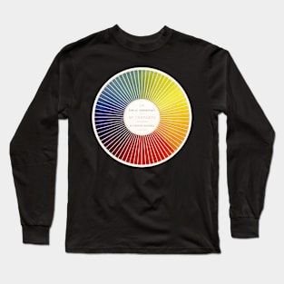 Michel Chevreul, Chromatic Circle, Color Wheel Long Sleeve T-Shirt